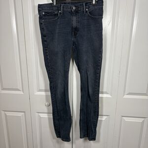 Levis 511 Mens Jeans 36x32 Slim Fit Dark Wash Stretch Denim Pants Modern Tapered